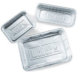 Weber - Aluminium lekbakjes klein 10 st