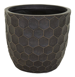 MCollections - Yara Egg Pot Coffee D39H38 cm bloempot