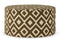 Max&Luuk - Ian AW poef dia. 80x42 cm argyle green