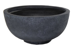MCollections - Arizona Round Bowl Graphite D36H16.5 cm bloempot