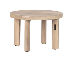 Max&Luuk - Lila bijzettafel dia. 60x40 cm aged teak finish