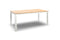 Yoi - Arashi dining table 169x90 cm aluminium salix/teak