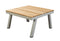 Yoi - Furago coffee table 74,5x74,5 cm aluminium salix/ teak