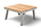 Yoi - Furago coffee table 74,5x74,5 cm aluminium salix/ teak