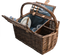 Driesprong Collection - Picknickmand met hengels 2 flessenhouders 2 pers. incl. servies