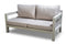Yoi - Midori sofa 2 seater aluminium salix/flax beige AW