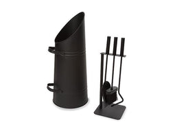 Velleman - Set met kolenemmer (groot model) haardset 3-delig