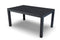 Yoi - Midori low dining table 148x90 cm aluminium dark grey