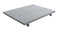 Yoi - Vallon coffee table 100x100 cm aluminium salix/teak