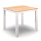 Yoi - Arashi dining table 76x76 cm aluminium salix /teak
