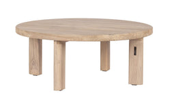 Max&Luuk - Lila lage tafel dia. 100x40 cm aged teak finish