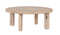 Max&Luuk - Lila lage tafel dia. 100x40 cm aged teak finish