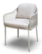 Yoi - Rocha dining chair aluminium salix/rope salix/flax beige AW