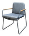 Yoi - Serra dining chair aluminium dark grey/rope dark grey/mixed grey AW