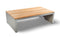 Yoi - Bango coffee table 140x85 cm aluminium salix/teak
