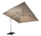 Yoi - Cavalo parasol aluminium salix 300x300/8 taupe