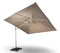 Yoi - Cavalo parasol aluminium salix 300x300/8 taupe