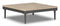 Max&Luuk - Jaxx lage tafel 80x80x26,5 cm aged teak/aluminium antraciet