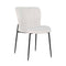 Richmond Interiors Richmond Interiors Stoel Darby white bouclé / black (Copenhagen 900 Bouclé White)