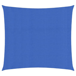 Zonnezeil 160 g/m vierkant 5x5 m HDPE blauw