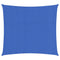 Zonnezeil 160 g/m vierkant 5x5 m HDPE blauw
