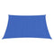 Zonnezeil 160 g/m vierkant 5x5 m HDPE blauw