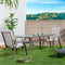 Eettafel Neila 150 x 90 x 72 cm Kristal Staal