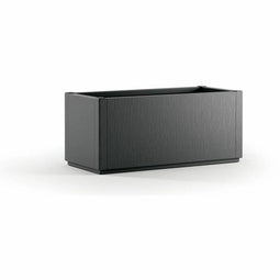 Bloempot Starwax Zwart Rechthoekig 80 cm