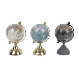 Decoratieve figuren Versa Wereldkaart 9 x 14,5 x 8,5 cm