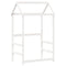 Kinderbedhuisje 108x70x176,5 cm massief grenenhout wit