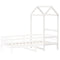 Kinderbedhuisje 108x70x176,5 cm massief grenenhout wit