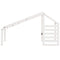 Kinderbedhuisje 198x97x113 cm massief grenenhout wit