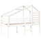 Kinderbedhuisje 188x82x113 cm massief grenenhout wit