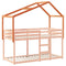 Kinderbedhuisje 203x95,5x142 cm massief grenenhout wasbruin