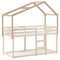 Kinderbedhuisje 213x95,5x144,5 cm massief grenenhout