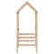 Kinderbedhuisje 98x70x176,5 cm massief grenenhout