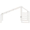 Kinderbedhuisje 188x97x113 cm massief grenenhout wit