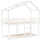 Kinderbedhuisje 213x95,5x144,5 cm massief grenenhout wit