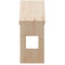 Kinderbedhuisje 55x84x132 cm massief grenenhout