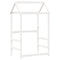 Kinderbedhuisje 118x70x176,5 cm massief grenenhout wit