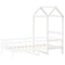 Kinderbedhuisje 118x70x176,5 cm massief grenenhout wit