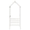 Kinderbedhuisje 118x70x176,5 cm massief grenenhout wit