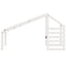 Kinderbedhuisje 198x87x113 cm massief grenenhout wit