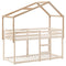 Kinderbedhuisje 203x95,5x142 cm massief grenenhout