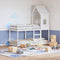 Kinderbedhuisje 60x89x134,5 cm massief grenenhout wit
