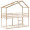 Kinderbedhuisje 203x80,5x142 cm massief grenenhout