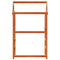 Kinderbedhuisje 118x70x176,5 cm massief grenenhout wasbruin