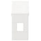 Kinderbedhuisje 60x99x139,5 cm massief grenenhout wit