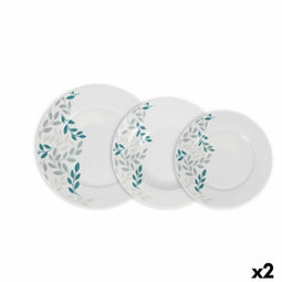 Serviesset La Mediterránea Palermo Rond 12 Onderdelen (2 Stuks)