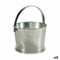 Bloempot Kubus Zilverkleurig Zink 25 x 30 x 26,5 cm (12 Stuks)